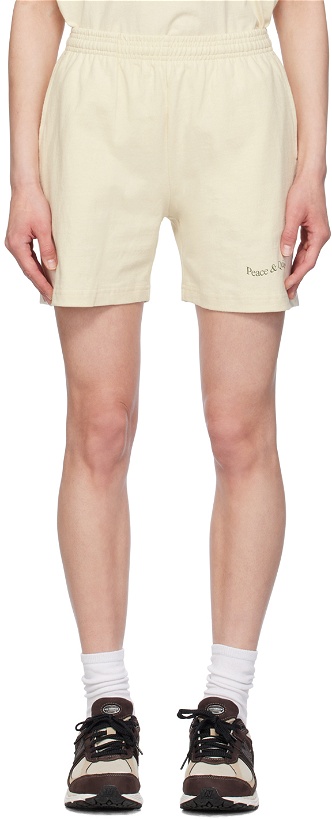 Photo: Museum of Peace & Quiet Off-White Wordmark Shorts