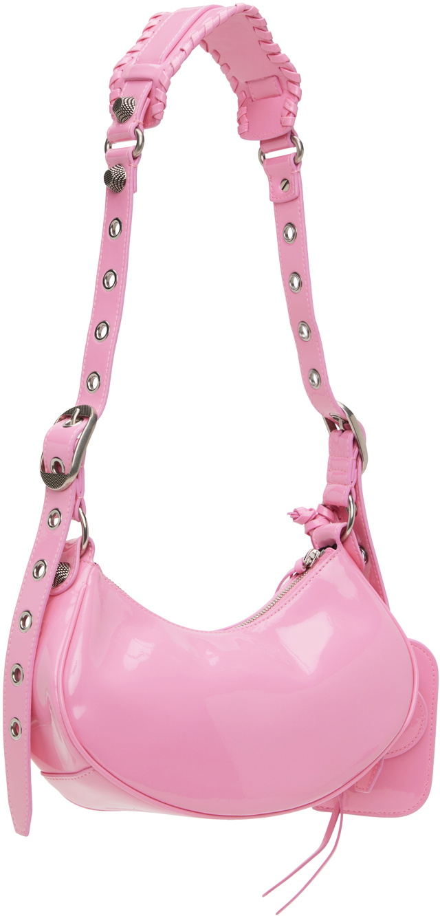 最安値挑戦中★BALENCIAGA★LeCagole XS ショルダーバッグ★PINK Balenciaga Le Cagole XS Shoulder Bag Purse Extra Small Pink