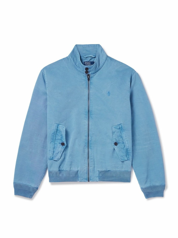 Photo: Polo Ralph Lauren - Montauk Garment-Dyed Cotton-Twill Windbreaker - Blue