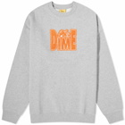 Dime Men's Club Sweater in Heather Grey