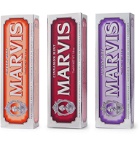 Marvis - Cinnamon Mint, Jasmin Mint and Ginger Mint Toothpaste, 3 x 75ml - Colorless