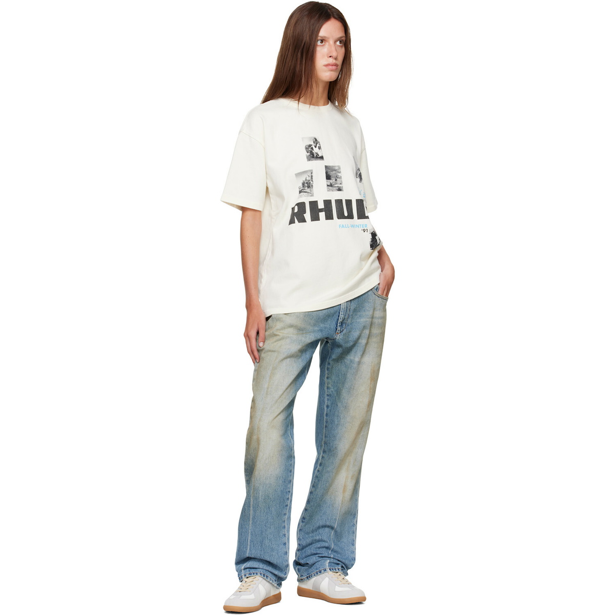 Rhude Off-White 'Winter 91 Rallye' T-shirt