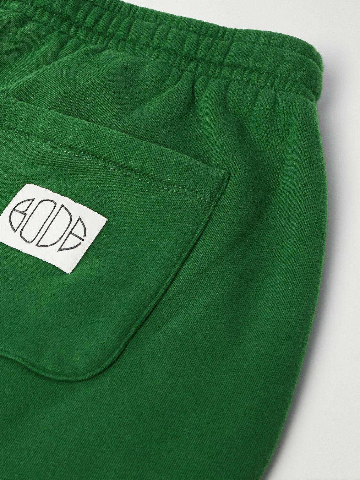 BODE - Tapered Cotton-Jersey Sweatpants - Green