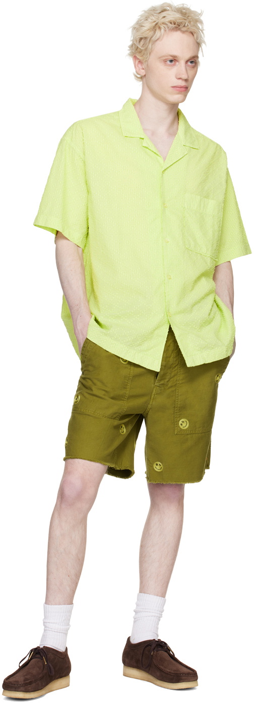 PRESIDENT's Green Patch Pocket Shirt