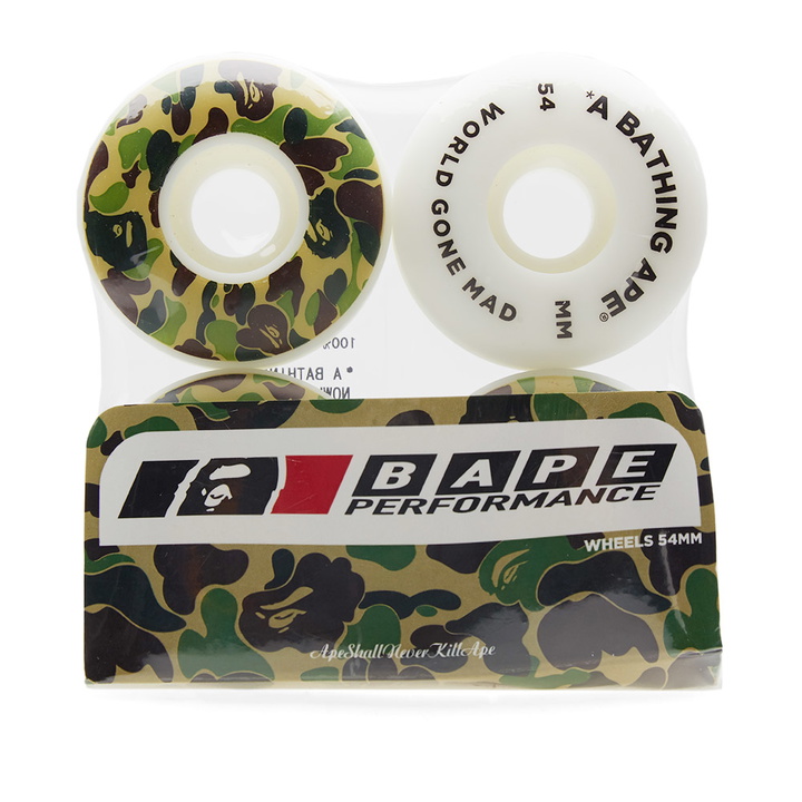 Photo: A Bathing Ape ABC Skateboard Wheels