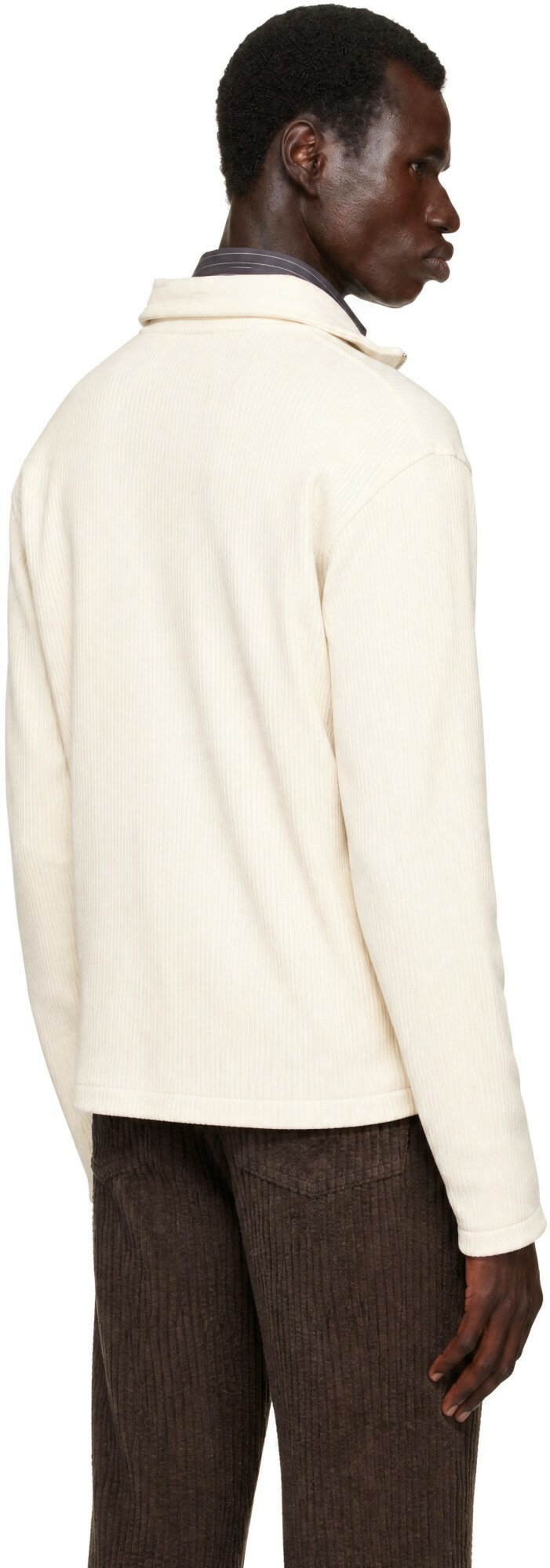 ANOTHER ASPECT Off-White Another 1.0 Zip Sweatshirt