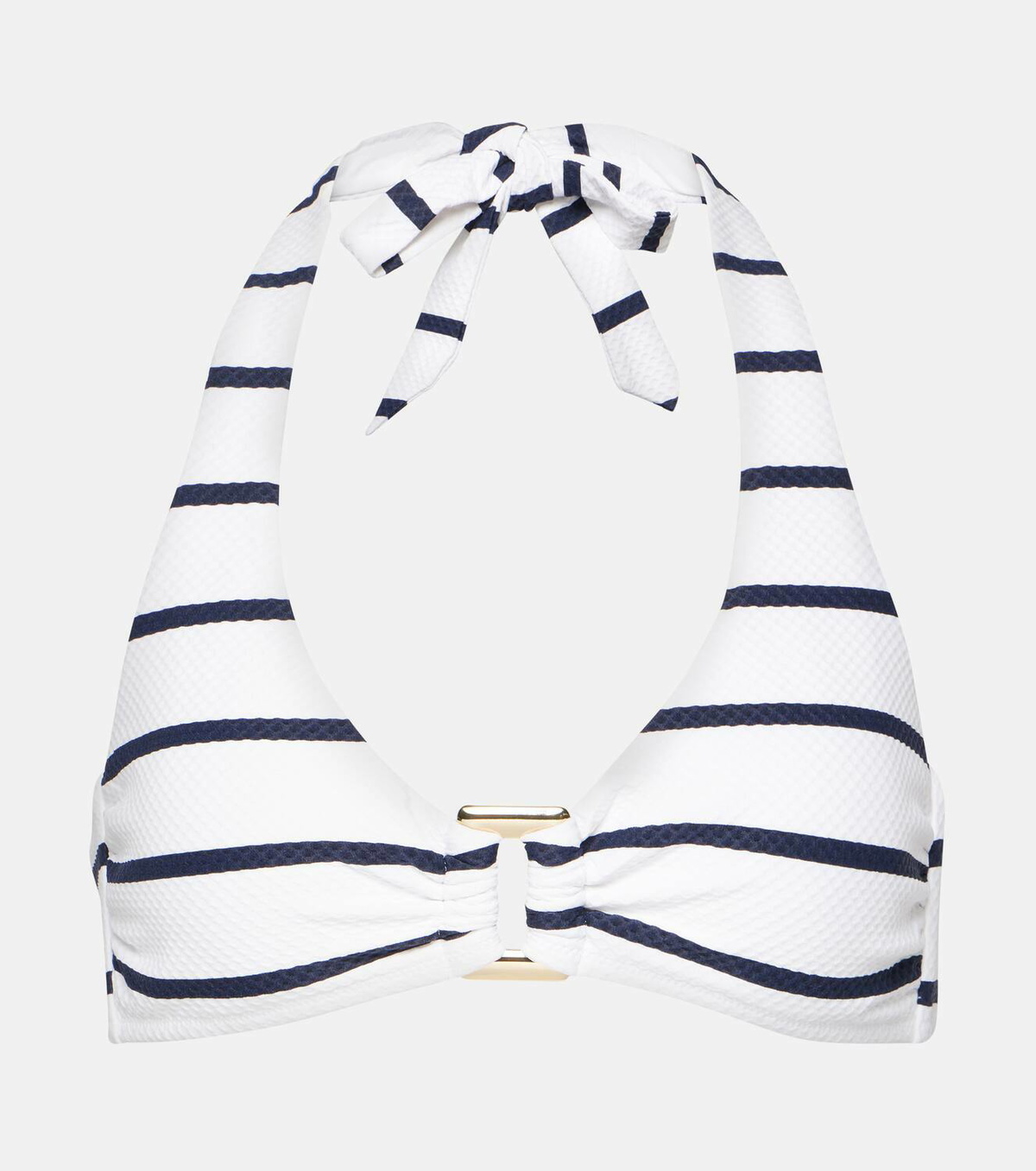 Heidi Klein Striped halterneck bikini top