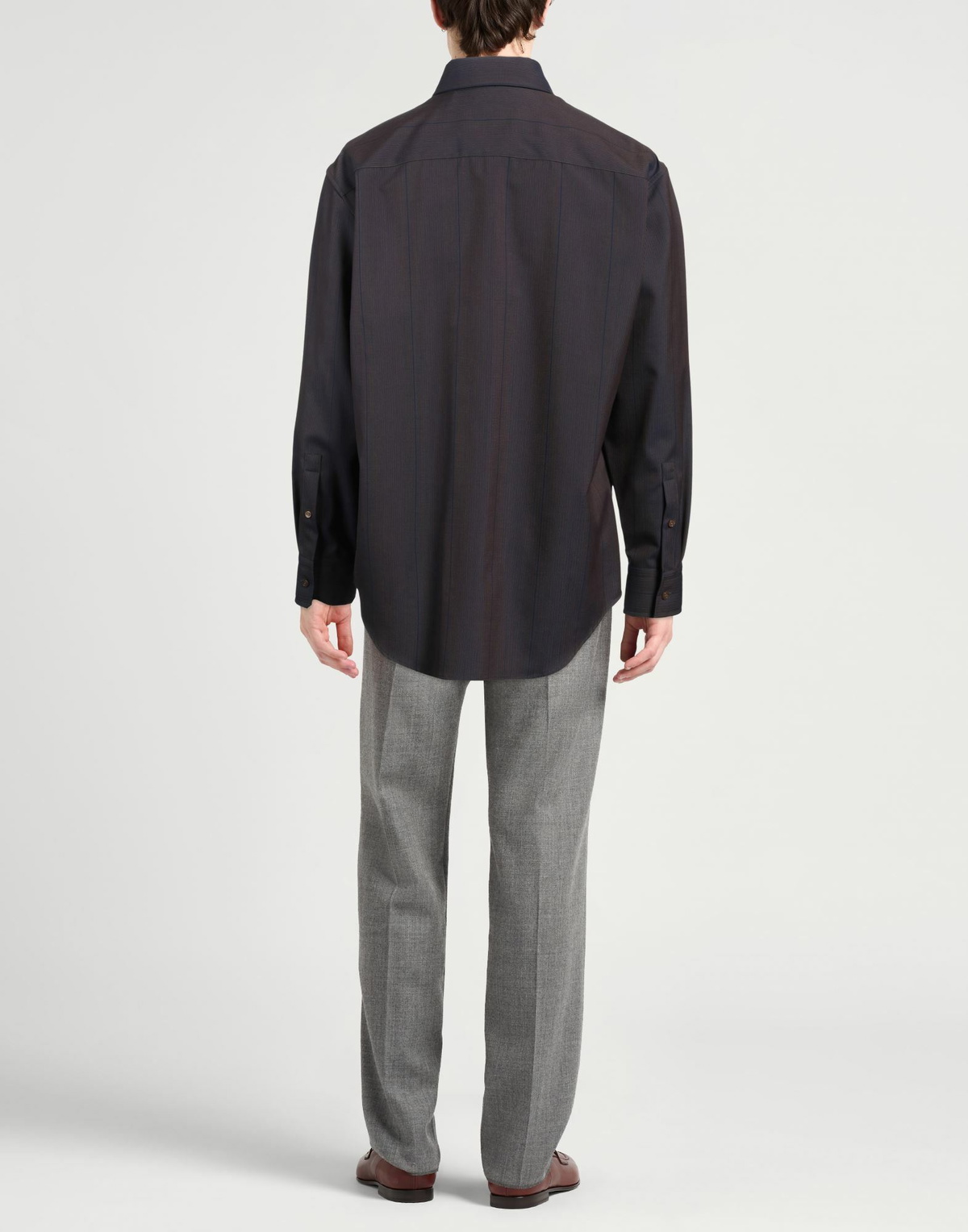 Burberry Mens Shirt in Navy