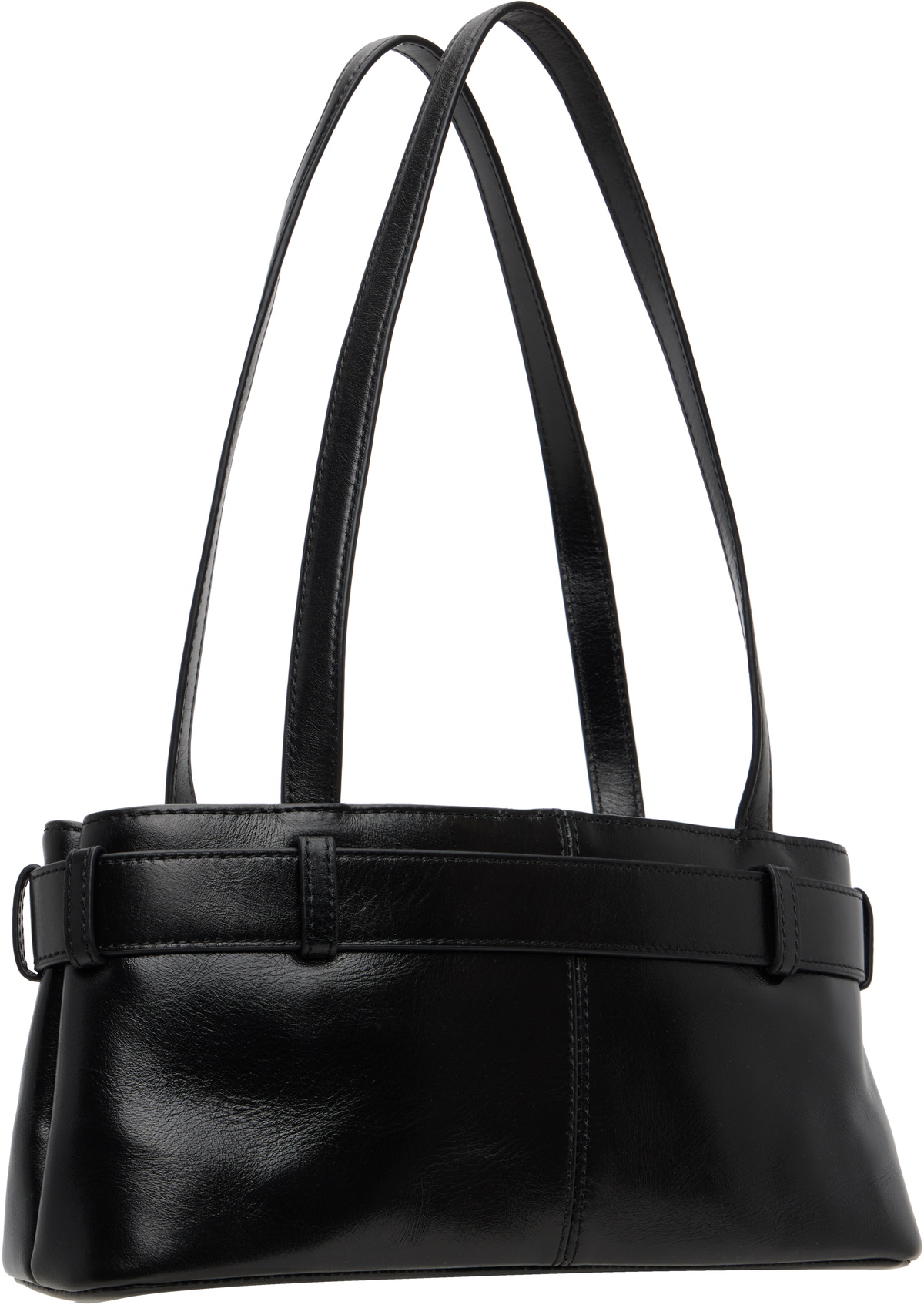 OSOI Black Shoulder Brocle Mini Bag