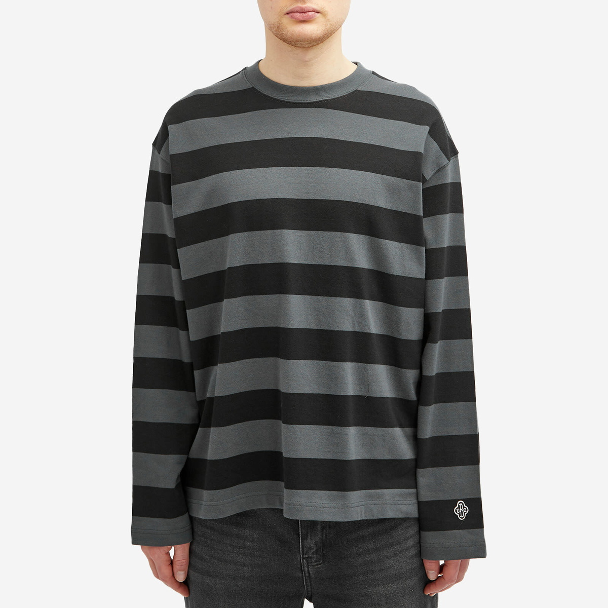 [ UNIFORM BRIDGE]★vintage stripe s/s tee Uniform Bridge Vintage Stripe Work Shirt | Liberty