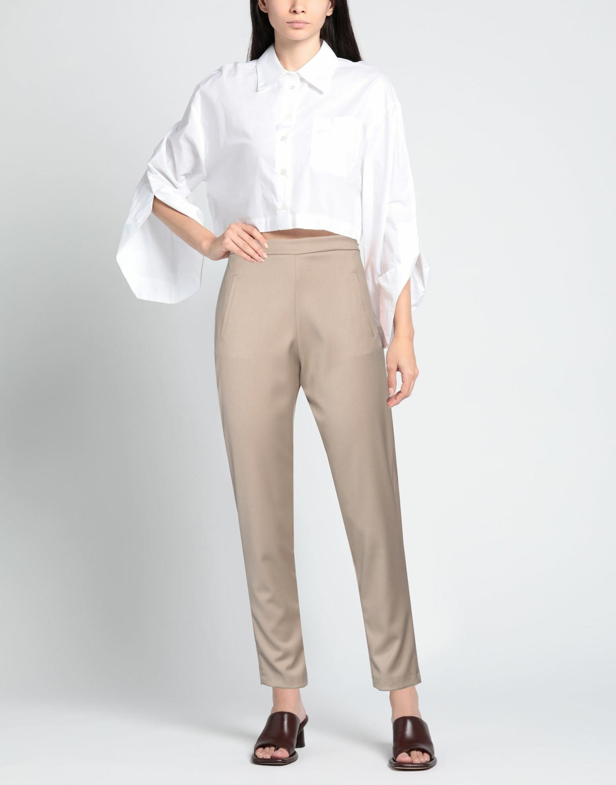 Jijil Womens Pants in Beige