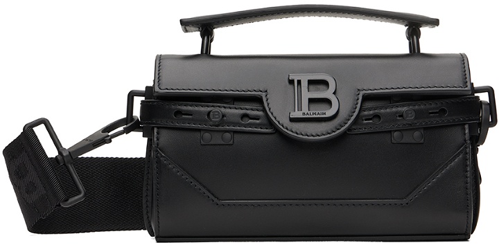 Photo: Balmain Black B-Buzz 19 Messenger Bag