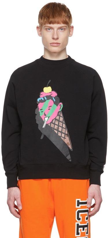 Photo: ICECREAM Black Cotton Sweatshirt