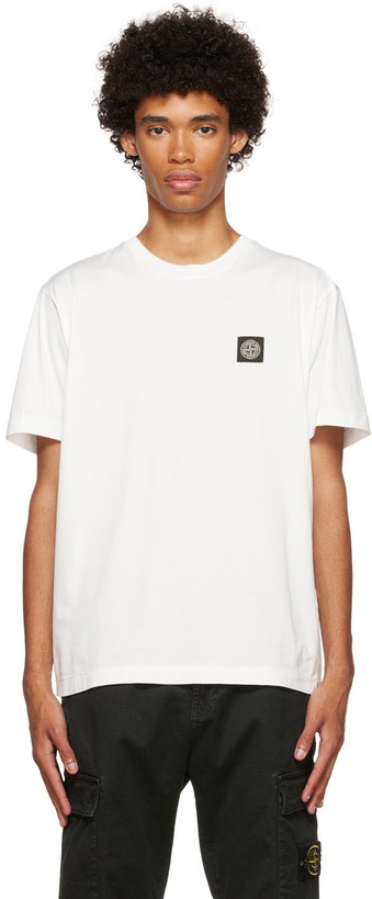 Photo: Stone Island White Patch T-Shirt