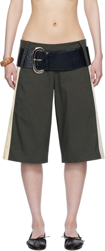 Photo: Belle The Label Gray Paneles Shorts