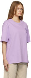 AMI Paris Purple Ami De Coeur T-Shirt