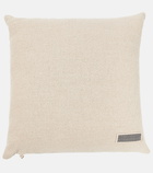 Brunello Cucinelli - Bead-embellished linen cushion