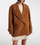 Chloé Double-breasted virgin-wool coat