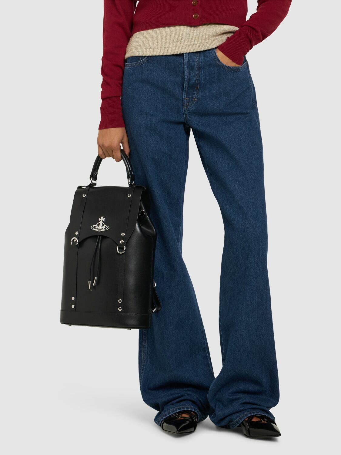 VIVIENNE WESTWOOD Max Smooth Leather Backpack Vivienne Westwood