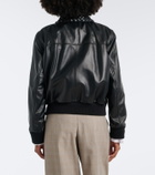 Bottega Veneta Intrecciato leather blouson jacket