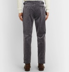 Ralph Lauren Purple Label - Gregory Grey Stretch-Cotton Corduroy Trousers - Gray