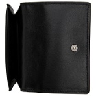 Bottega Veneta Black Intrecciato Bifold Card Holder