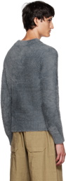Craig Green Gray Fluffy Sweater