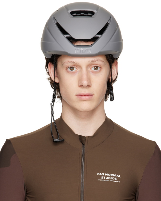 Photo: KASK Gray Wasabi Cycling Helmet