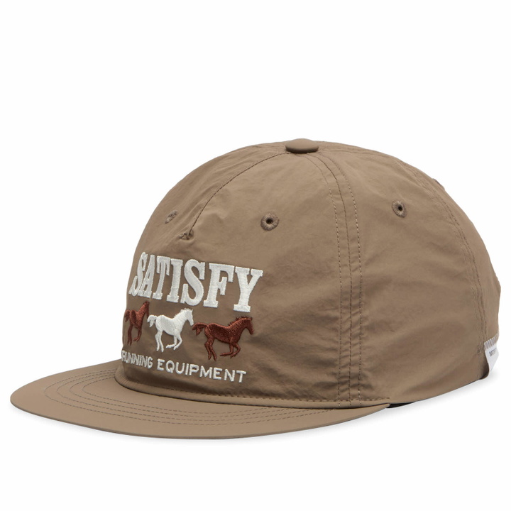 Photo: Satisfy Men's FliteSilk 5 Panel Pinch Cap in Falcon 