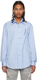 Y/Project Blue Pinched Shirt
