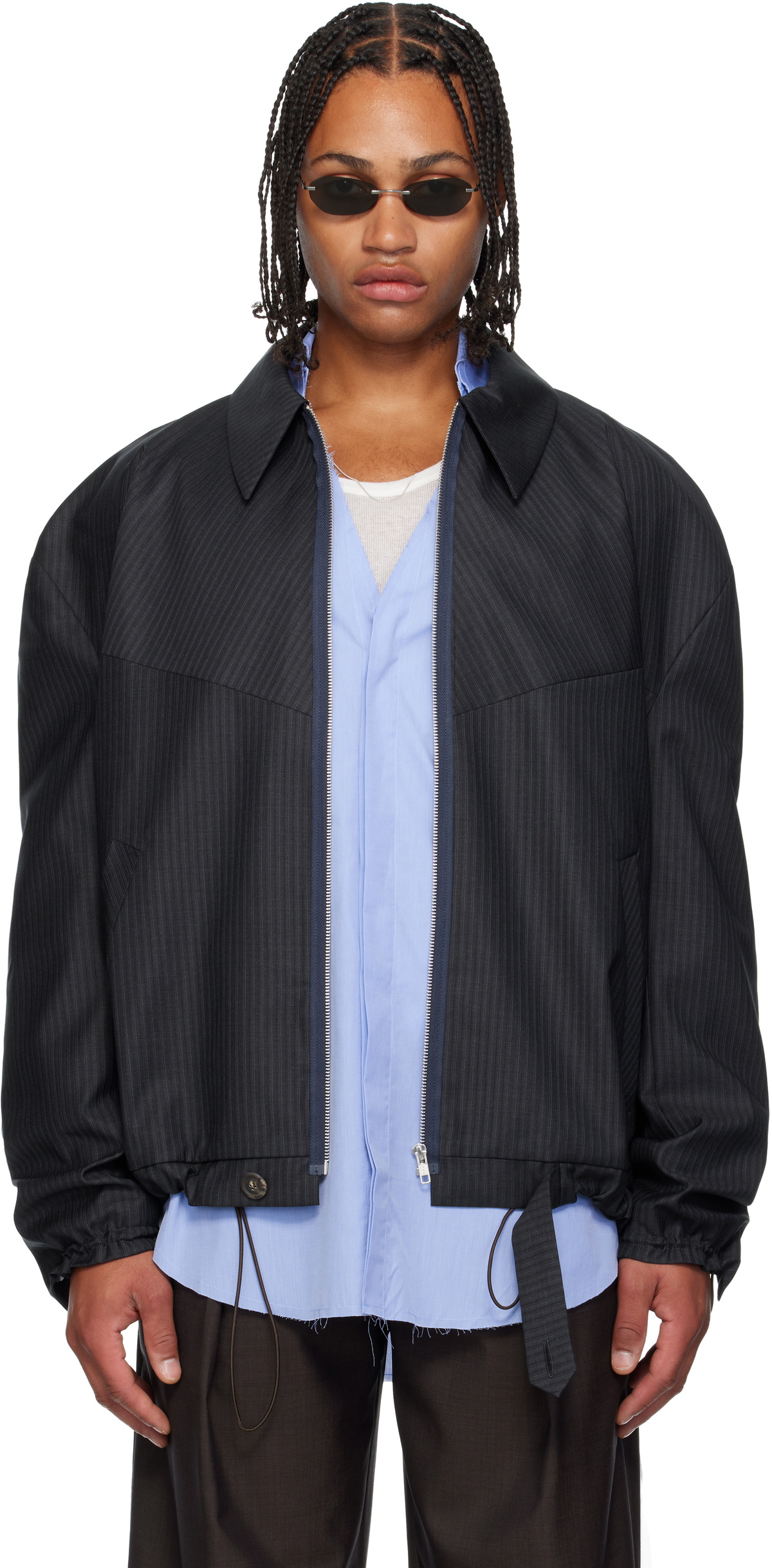 Sonia Carrasco Gray Tracksuit Jacket