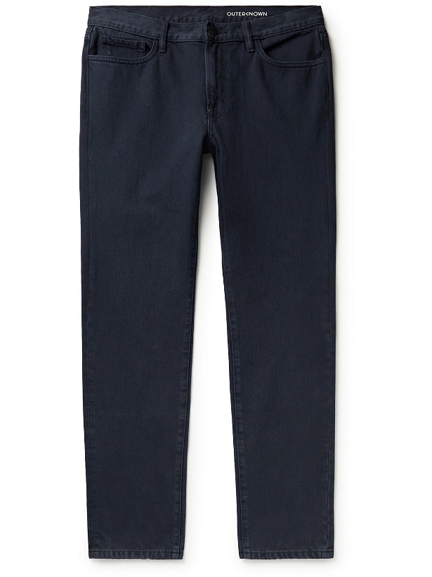 Photo: Outerknown - Drifter Tapered Organic Jeans - Blue
