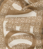 Loewe - Love wool and cashmere scarf