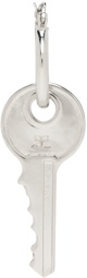 Courrèges Silver Single Key Earring