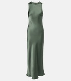 Asceno Tallin silk maxi dress