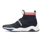 Champion Reverse Weave Navy Rally Pro Sock Sneakers