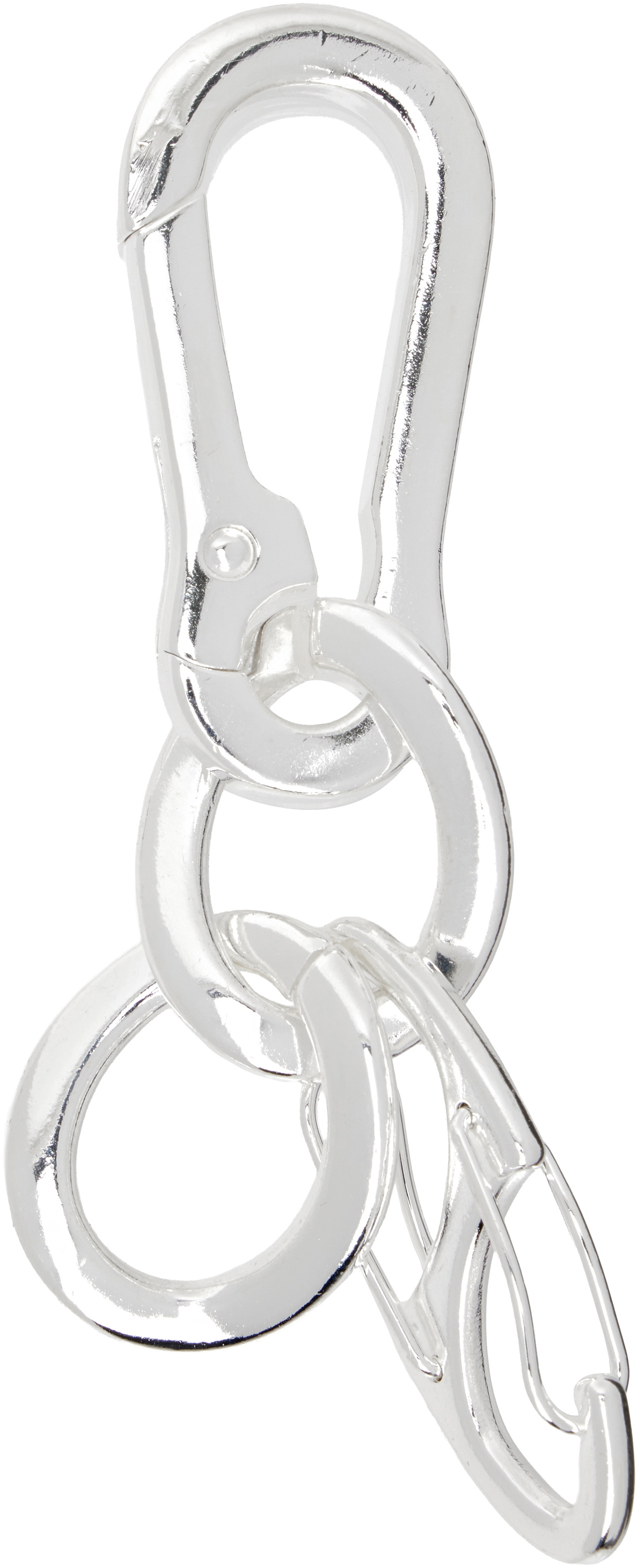 Martine Ali Silver Bias Keychain