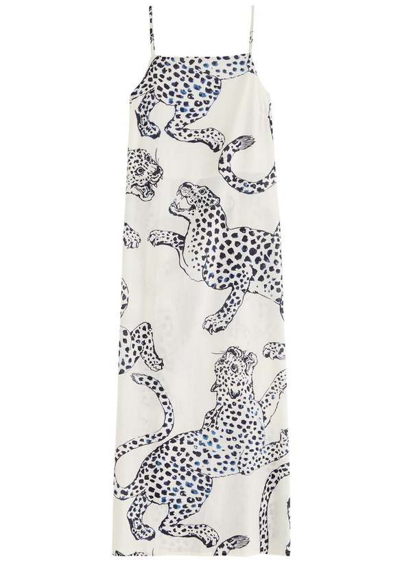 Photo: Desmond & Dempsey Jag Printed Cotton Nightdress Cream