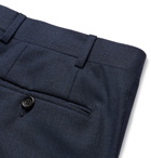 Canali - Storm-Blue Kei Wool Suit Trousers - Blue