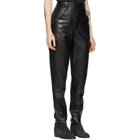 Isabel Marant Black Leather Xenia Pants