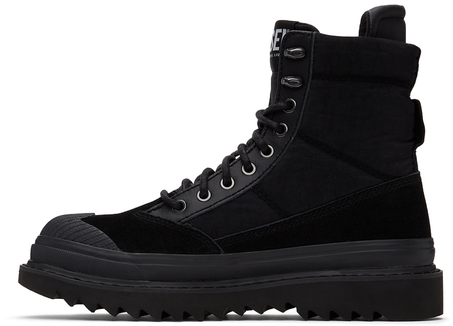 Diesel Black H-Shiroki HB High Top Sneakers