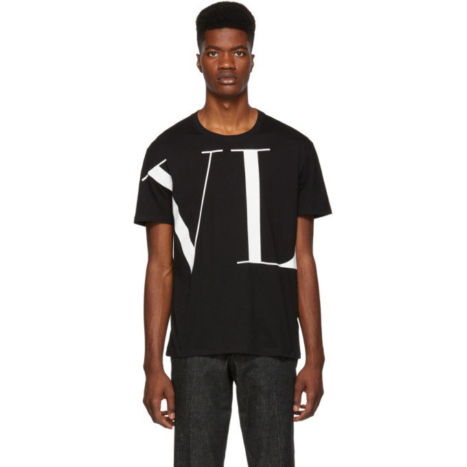 Photo: Valentino Black VLTN Logo T-Shirt