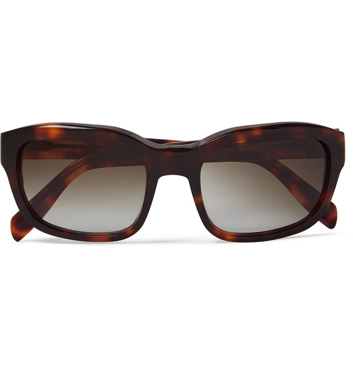 Photo: The Reference Library - Serge Square-Frame Tortoiseshell Acetate Sunglasses - Brown