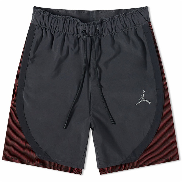 Photo: Air Jordan Men's Statement Shorts in Off Noir/Gym Red/Black/Silver