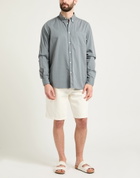 Norse Projects Mens Shirt Slate in Blue