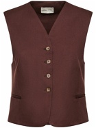 LOULOU STUDIO - Iba Cotton & Linen Vest