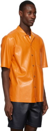 Nanushka Orange Bodil Shirt