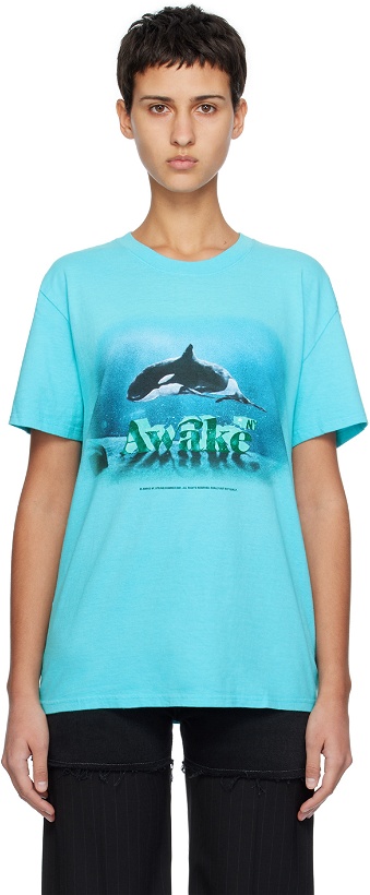 Photo: Awake NY Blue Orca T-Shirt