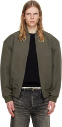 Fear of God Khaki Virgin Wool Bomber Jacket