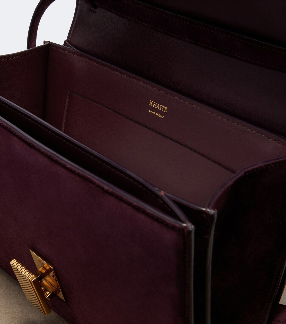 Khaite Blake Medium calf hair crossbody bag